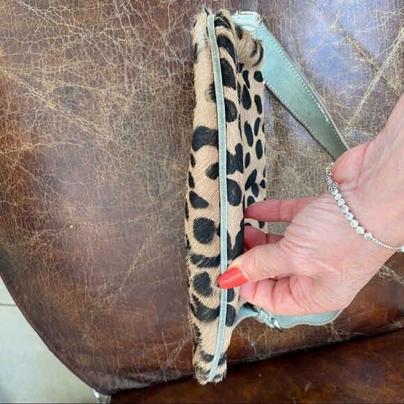 Cecconi Piero leopard print calf hair handbag - Picture 4 of 11